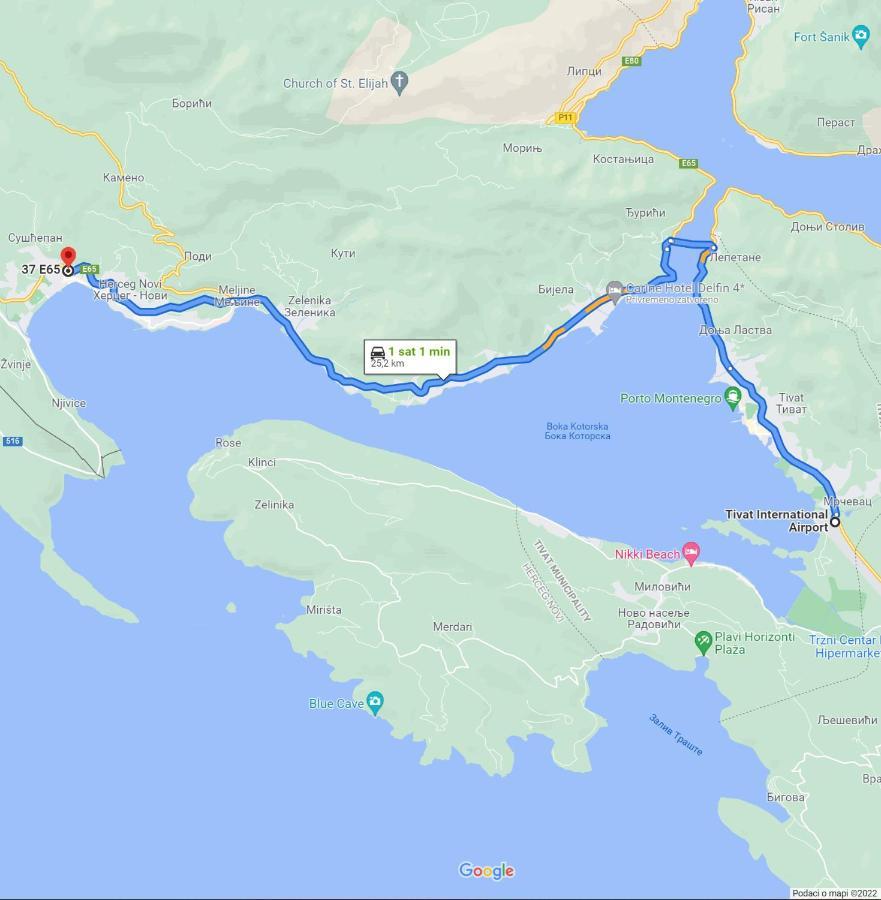 Dlx Apartman Adriatics Herceg Novi Exterior foto
